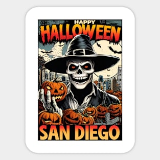 San Diego Halloween Sticker